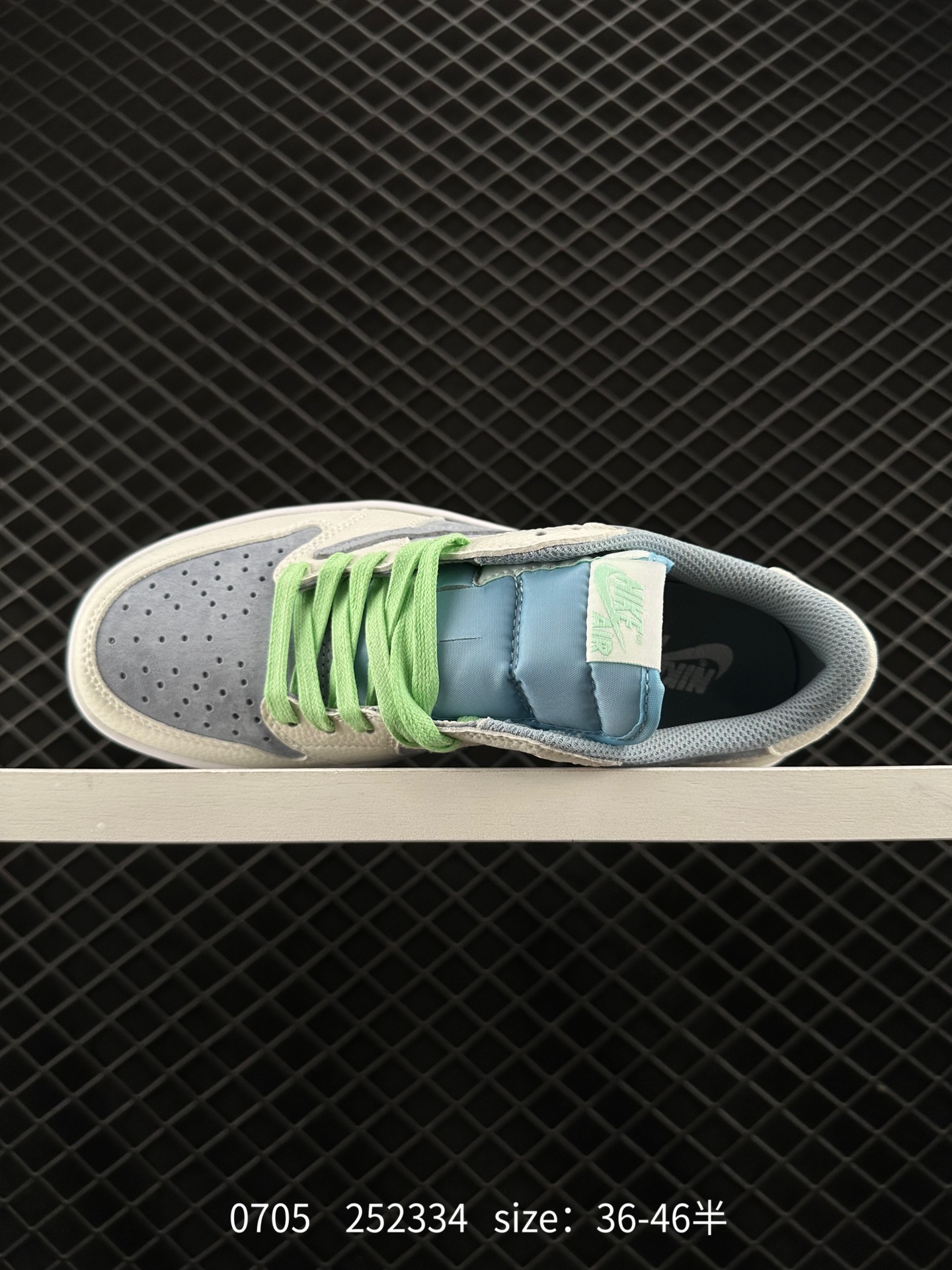 Fragment Design x Travis Scott x Nike Air Jordan 1 Low OG SP”Military Blue”